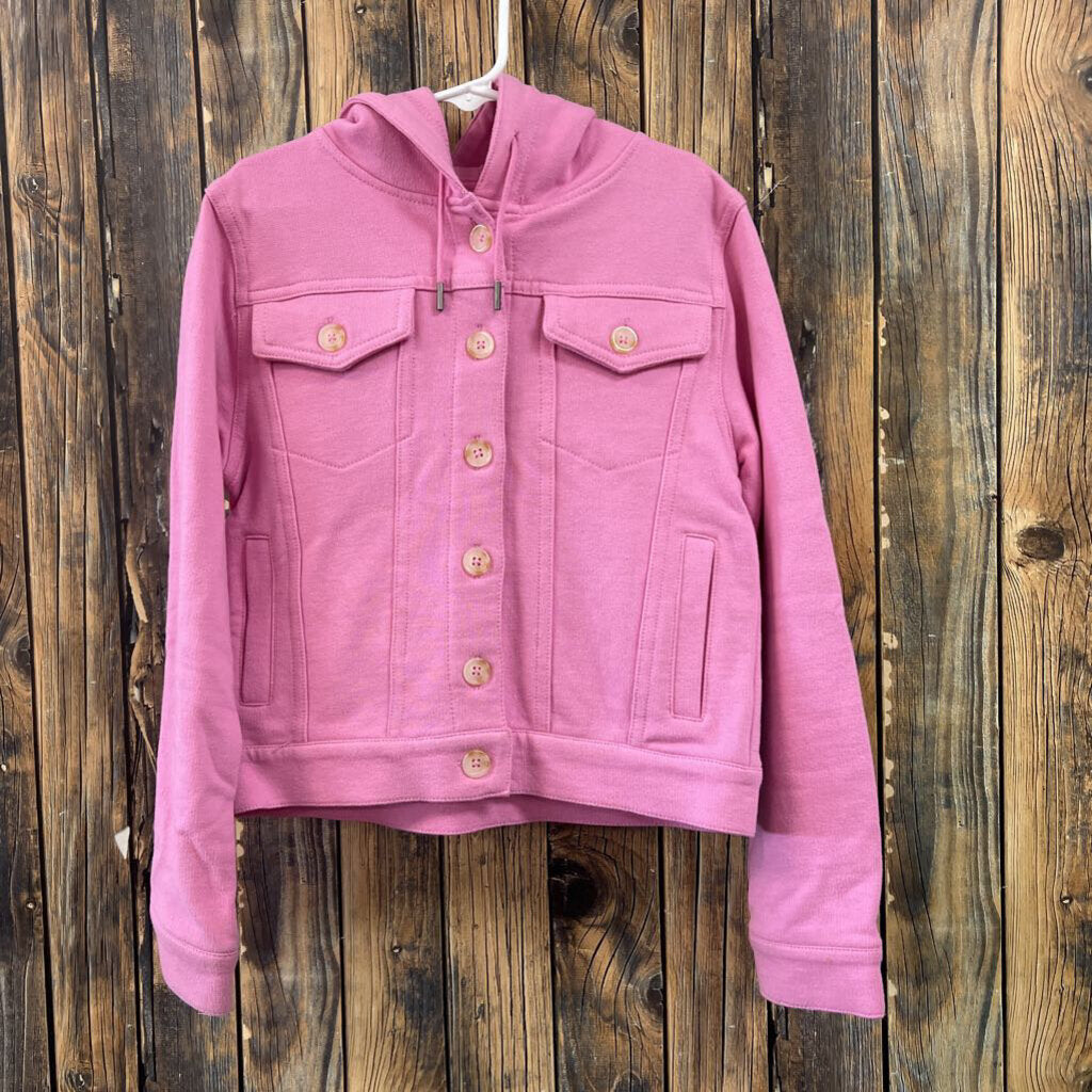 Copper Key Pink Shacket, Girls 7