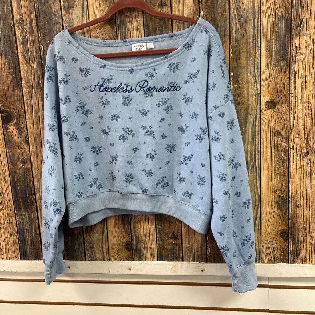 NWT Hopeless Romantic Sweatshirt, Womens L