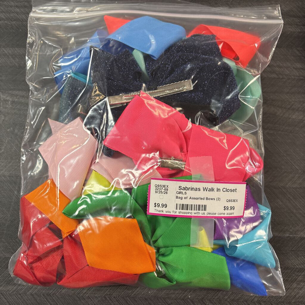 Bag of Assorted Bows (2)