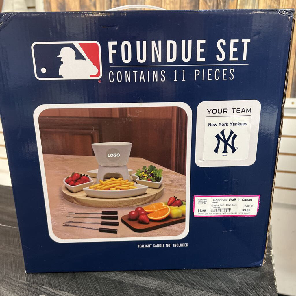Fondue Set - New York Yankees