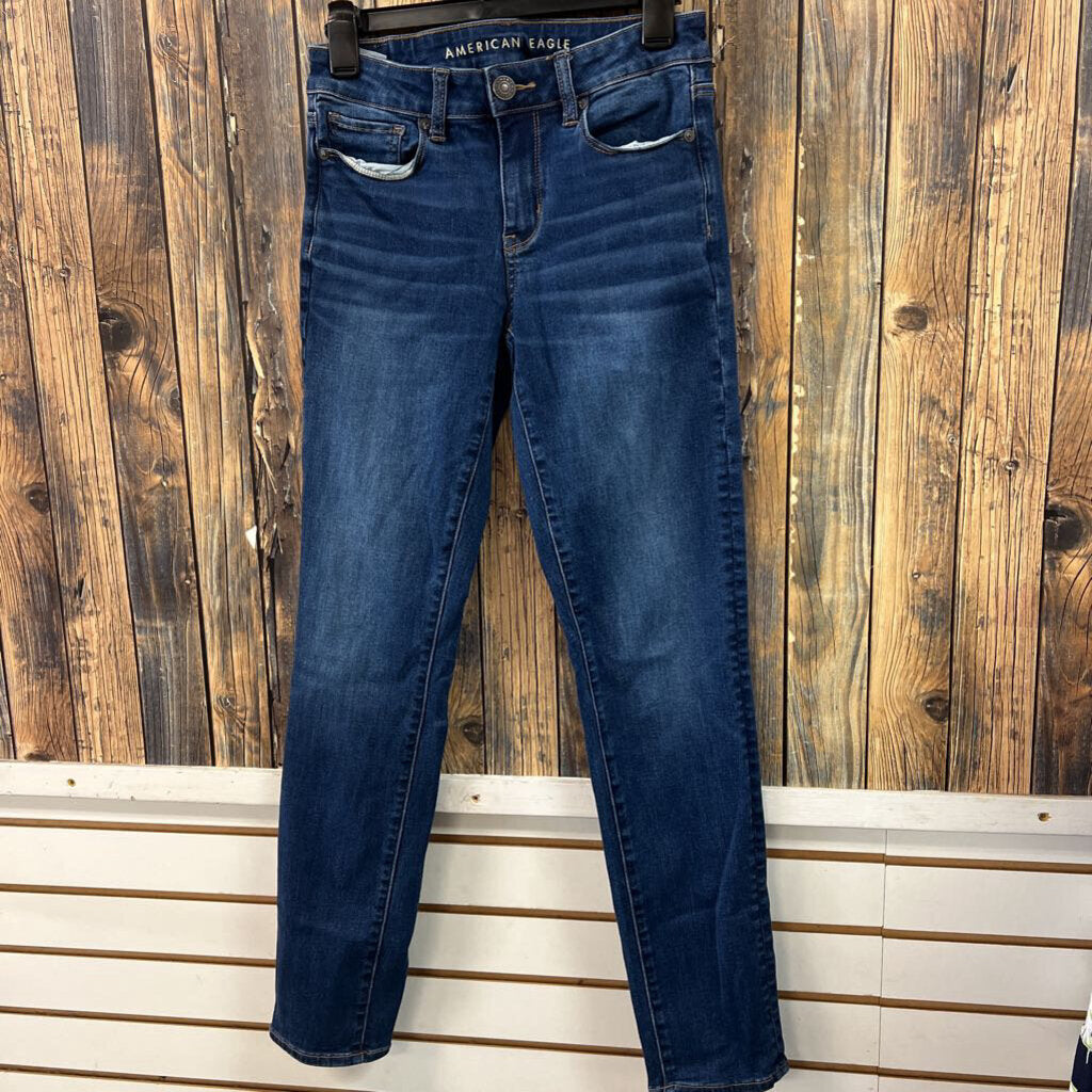 American Eagle Skinny Jeans, Womens 4 Long