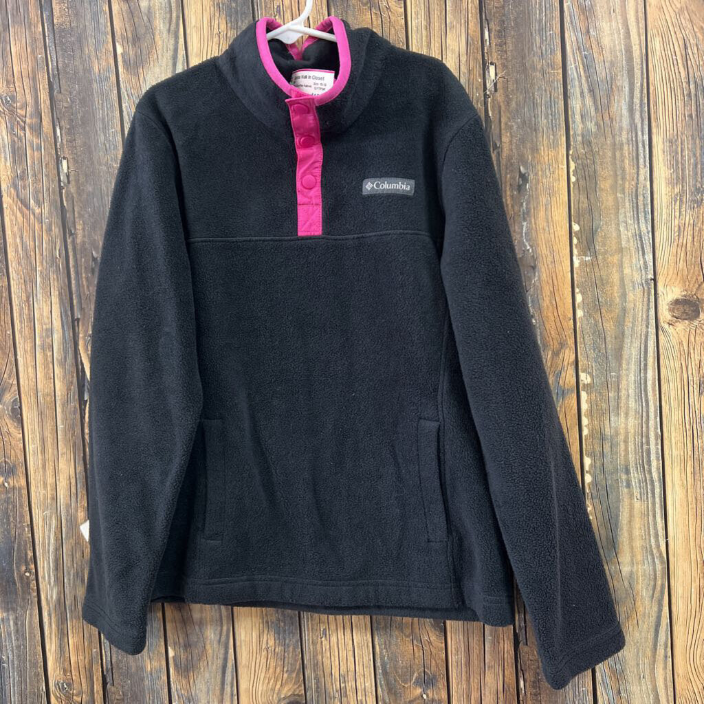 Columbia Black/Pink Pullover, Girls 10/12