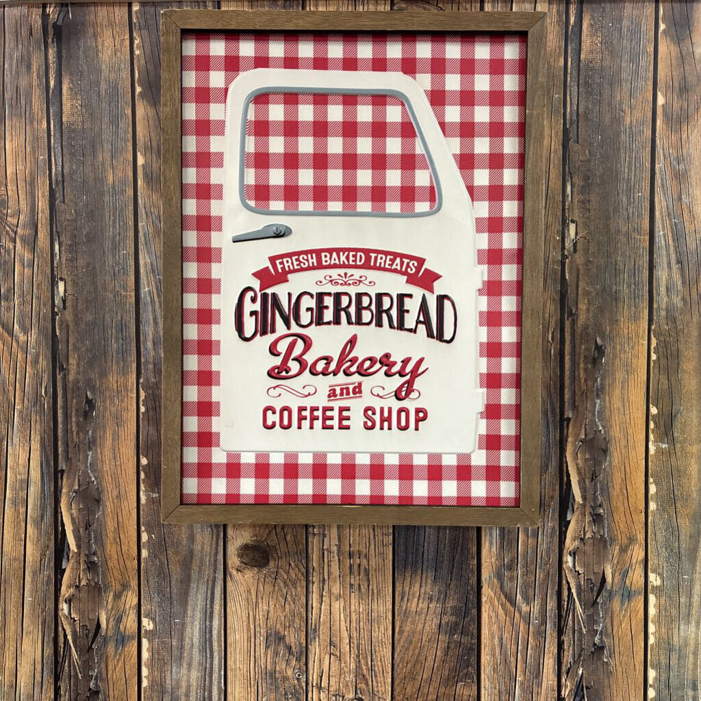 Gingerbread Bakery Decor - NO SHIP - 11x15