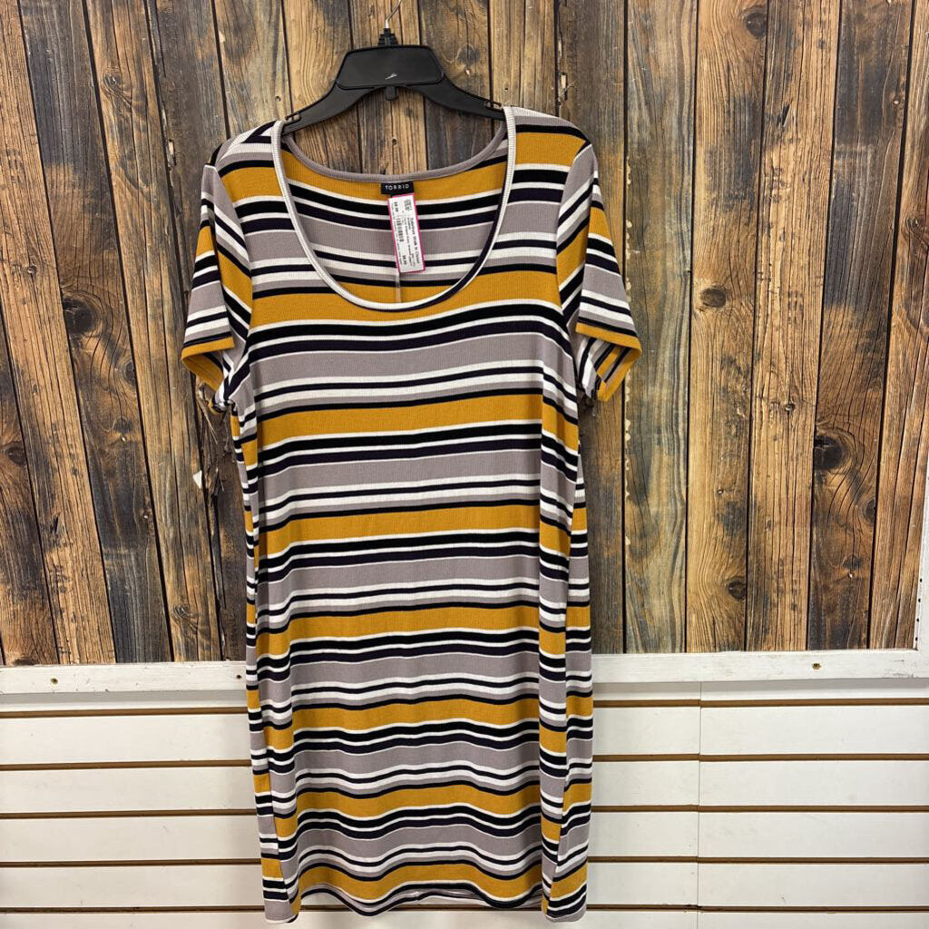 Torrid Striped Dress, Womens 1 (XL)