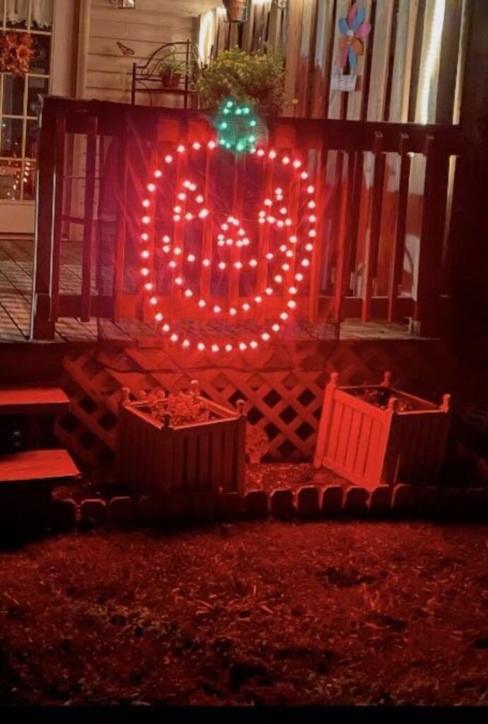 Pumpkin Light Up Display