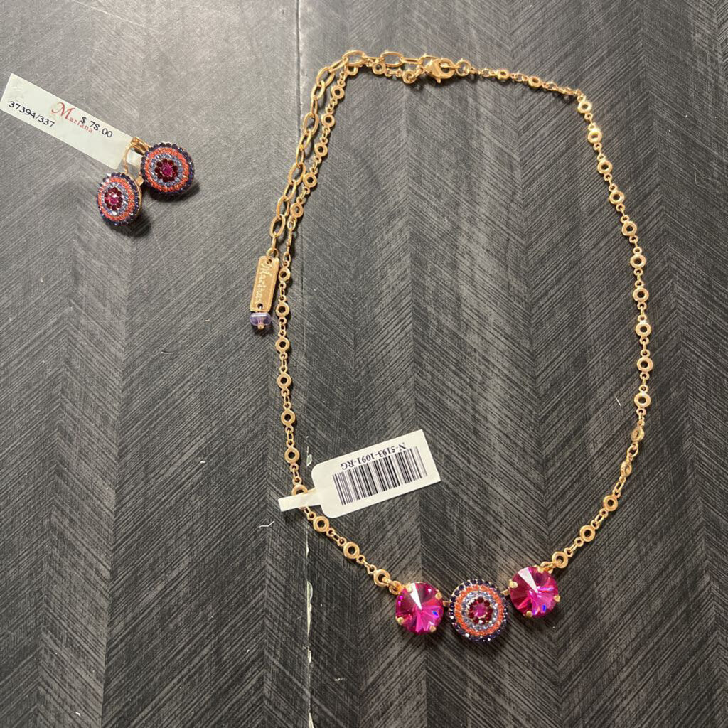 NWT Mariana Live in Color Necklace & Earring Set