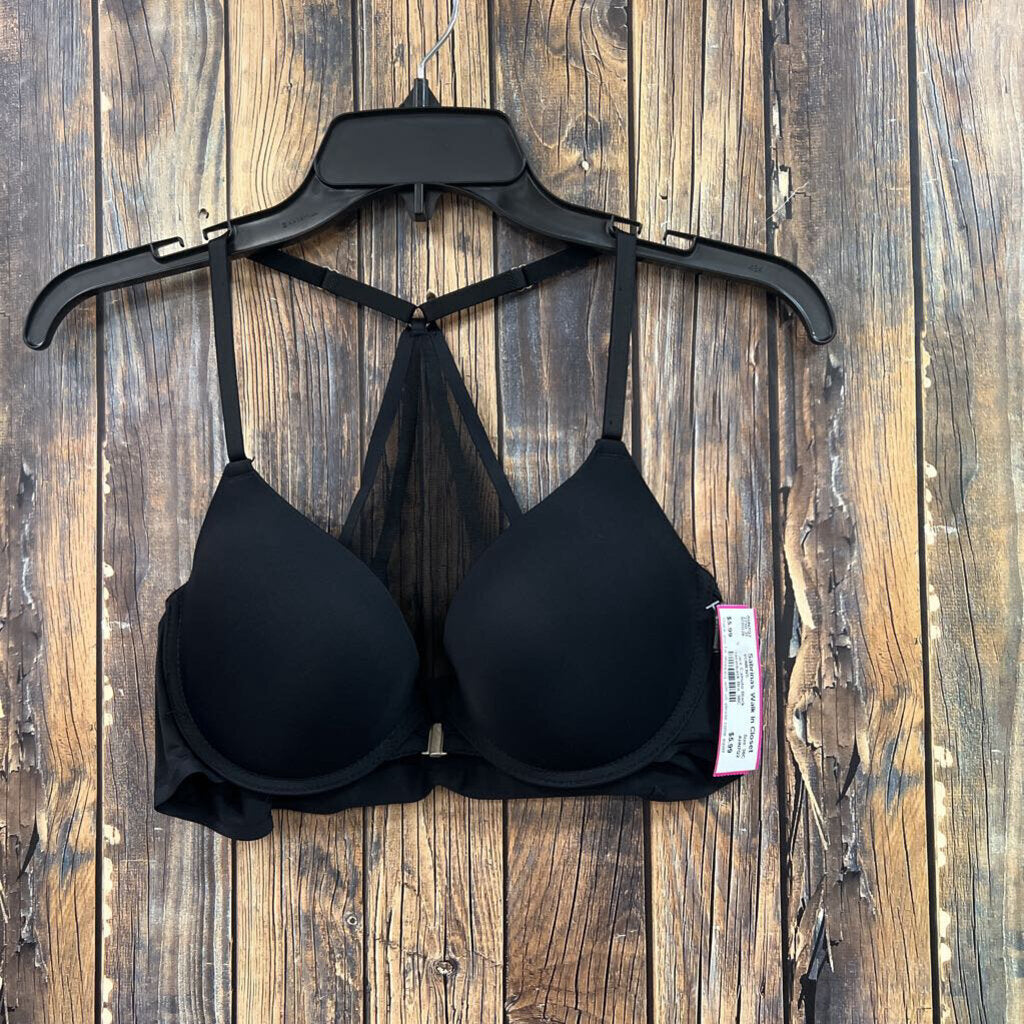 Vince Camuto Black Racerback Bra, 36C