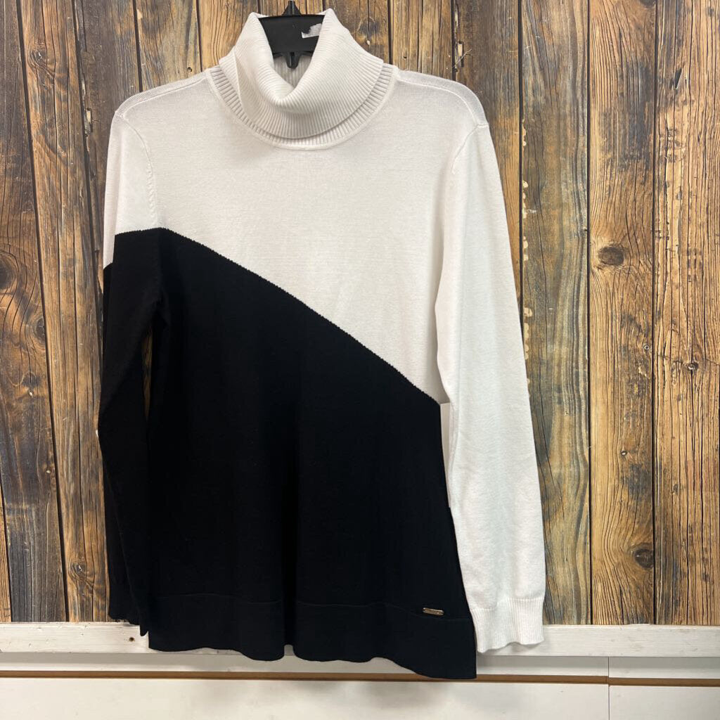 NWT Calvin Klein 2-Tone Sweater, Womens S