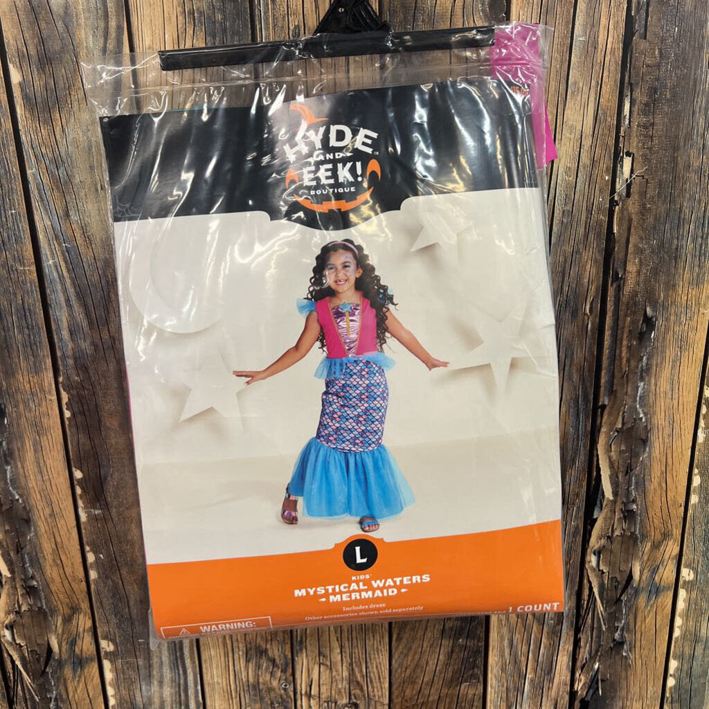 NWT Mermaid Costume, Girls L (10/12)