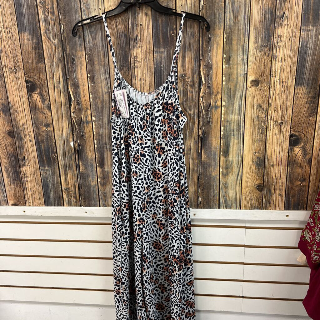 NWT Animal Print Print Romper, Women's XL