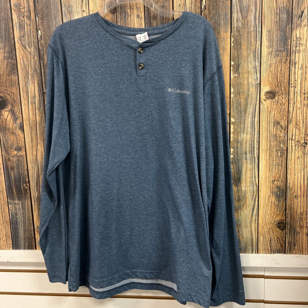 Columbia Blue Shirt, Men's XL