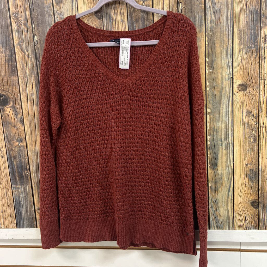 American Eagle Rust Sweater, Womens L