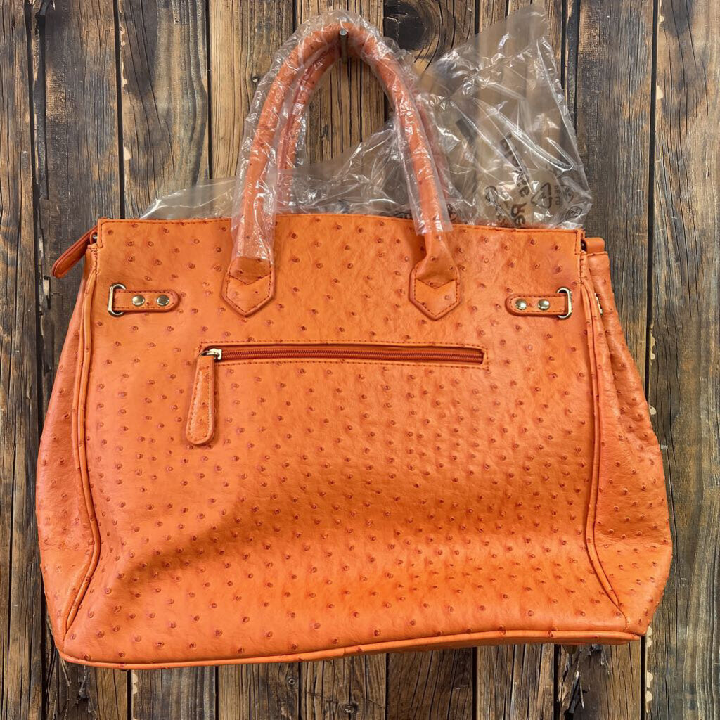 Penelope Ann Who-Lunch Orange Purse - 16x12
