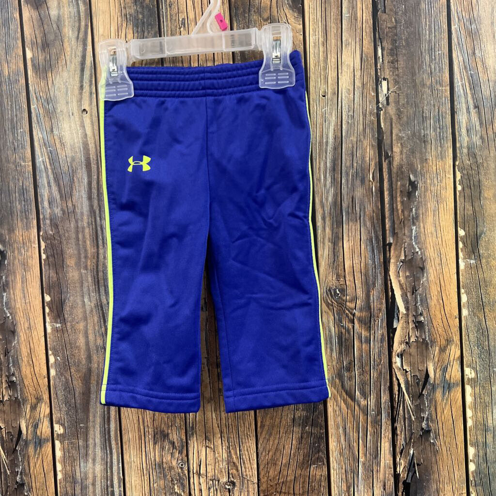 Under Armour Purple/Green Joggers, Girls 3/6M