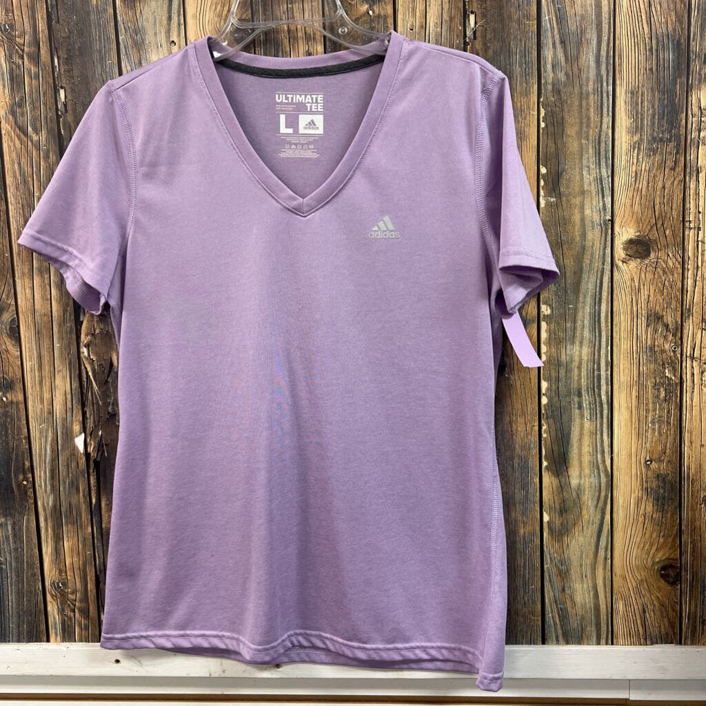 Adidas Purple Ultimate Tee, Womens L