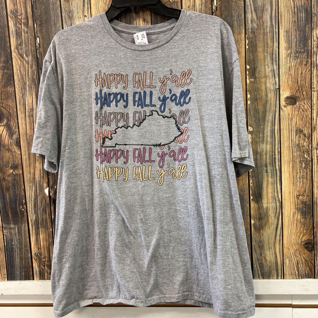 Fall Y'all Kentucky Tee, Womens XL