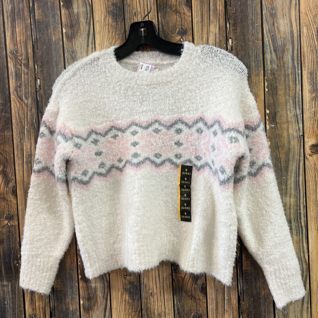 NWT White Sweater (2), Girls 6/6X