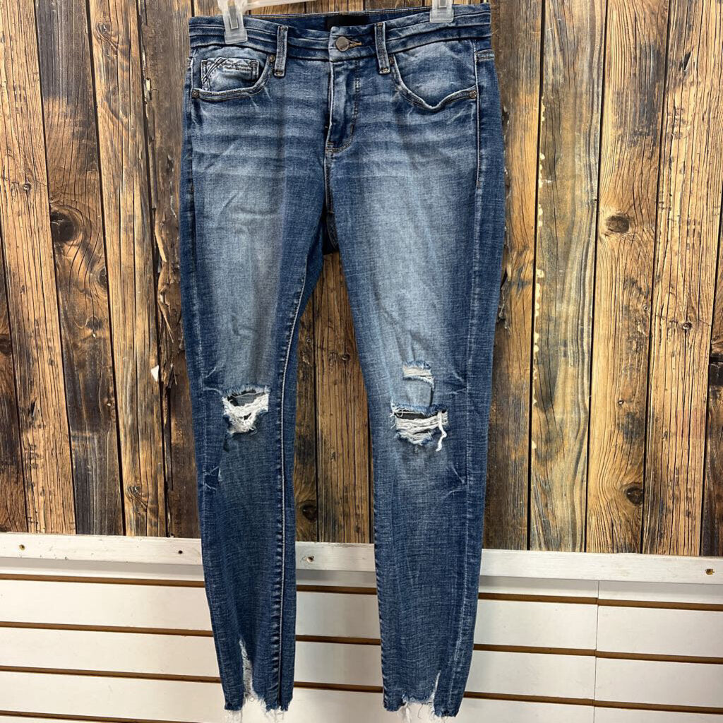 Buckle Black Distressed Jeans Women's Size 2