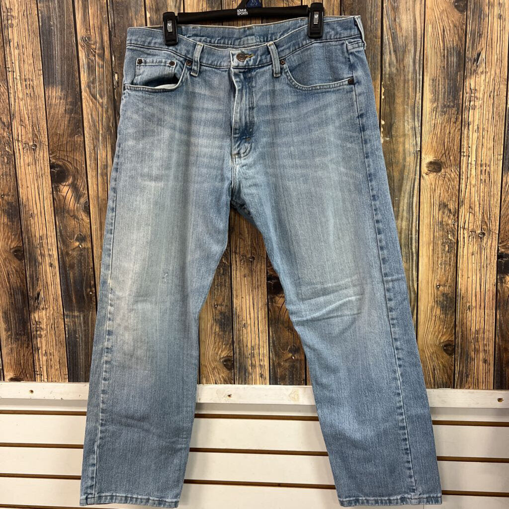 Wrangler Light Wash Jeans, Mens 36x29