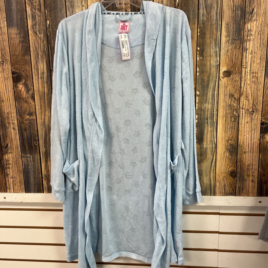 Juicy Couture Blue Robe, Womens L/XL