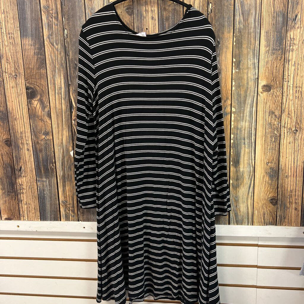 Buttery Soft Old Navy Striped Dress, Womens L