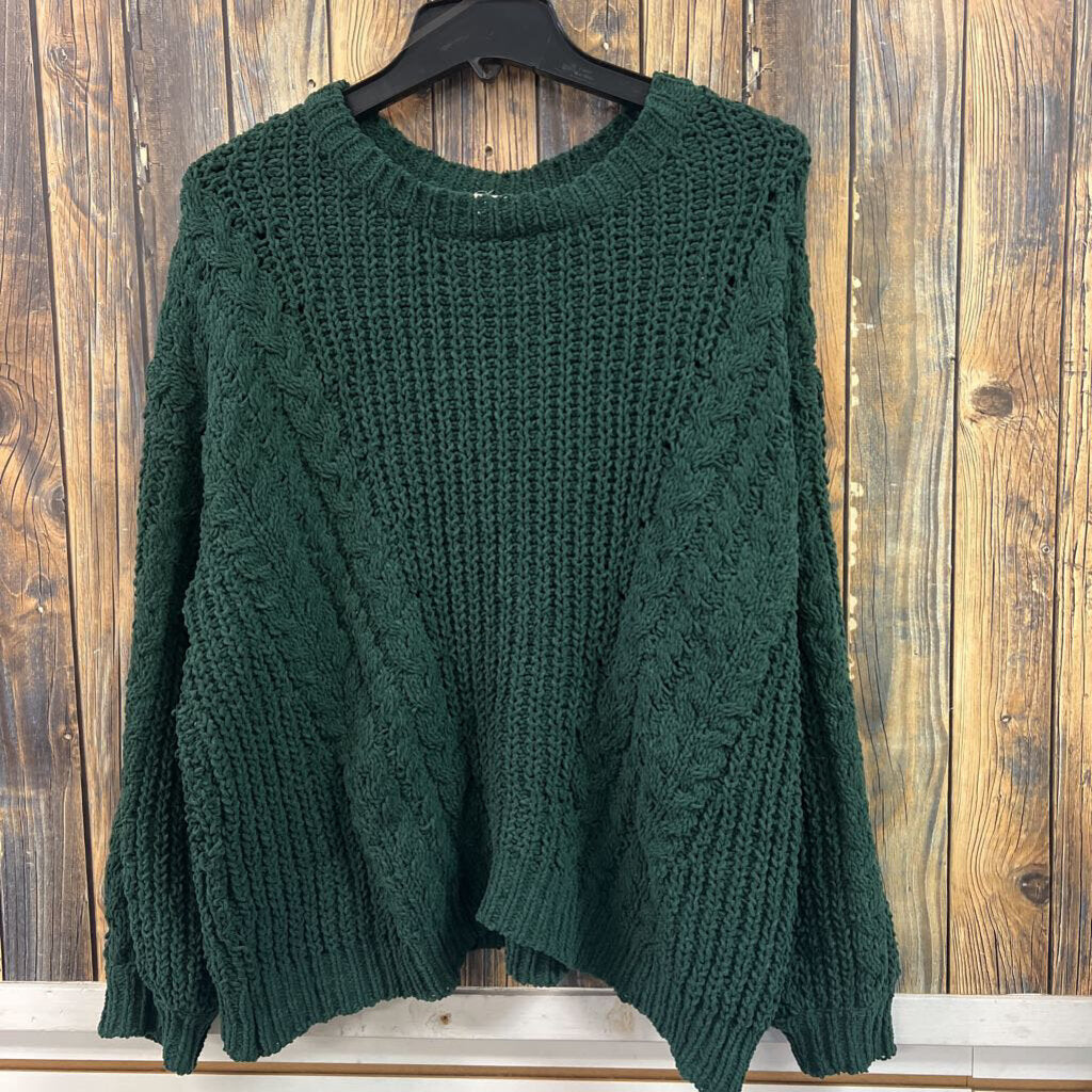 Pol Knit Green Sweater, Womens S