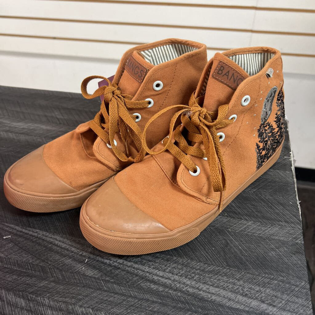 Bangs Brown Sneakers, Mens 6 / Womens 7.5