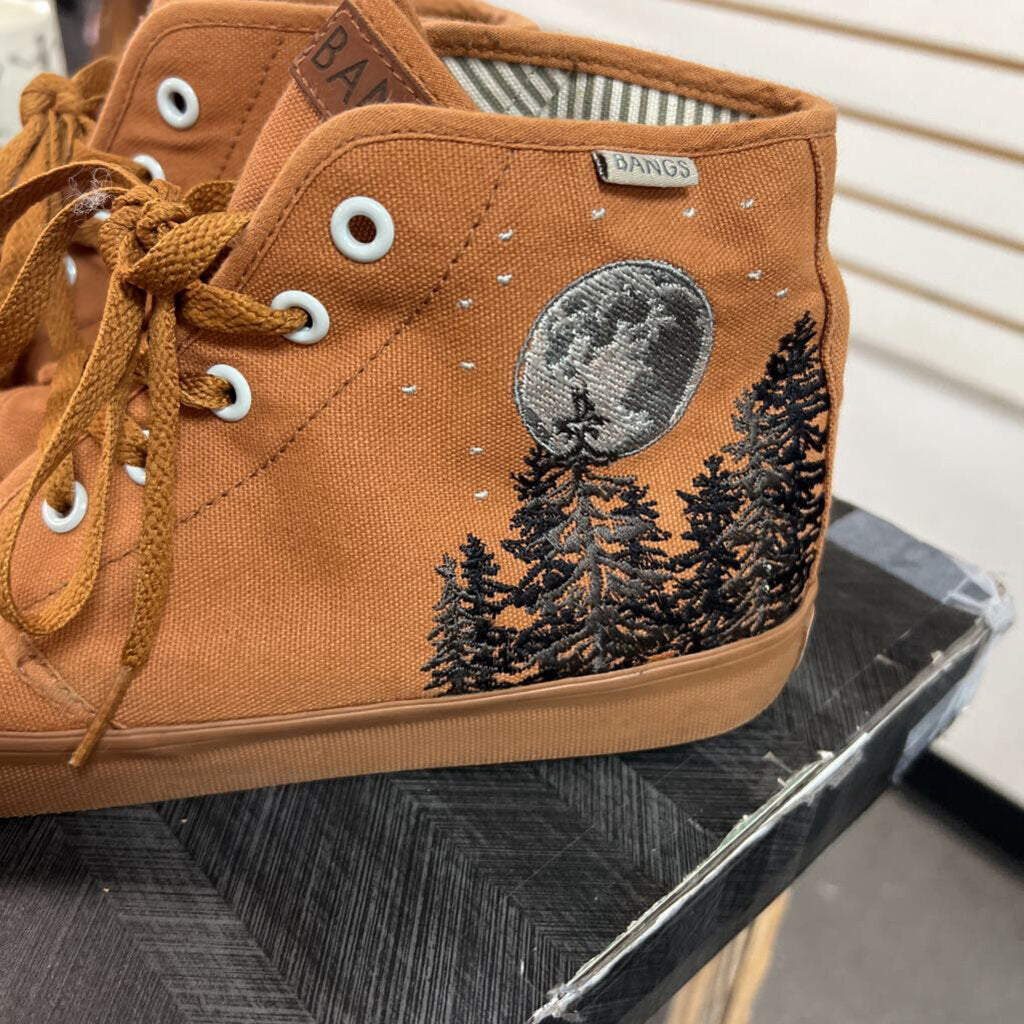Bangs Brown Sneakers, Mens 6 / Womens 7.5