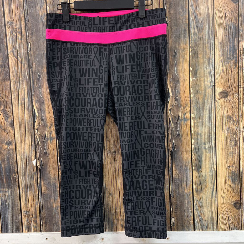 Breast Cancer Survivor Leggings, Womens M