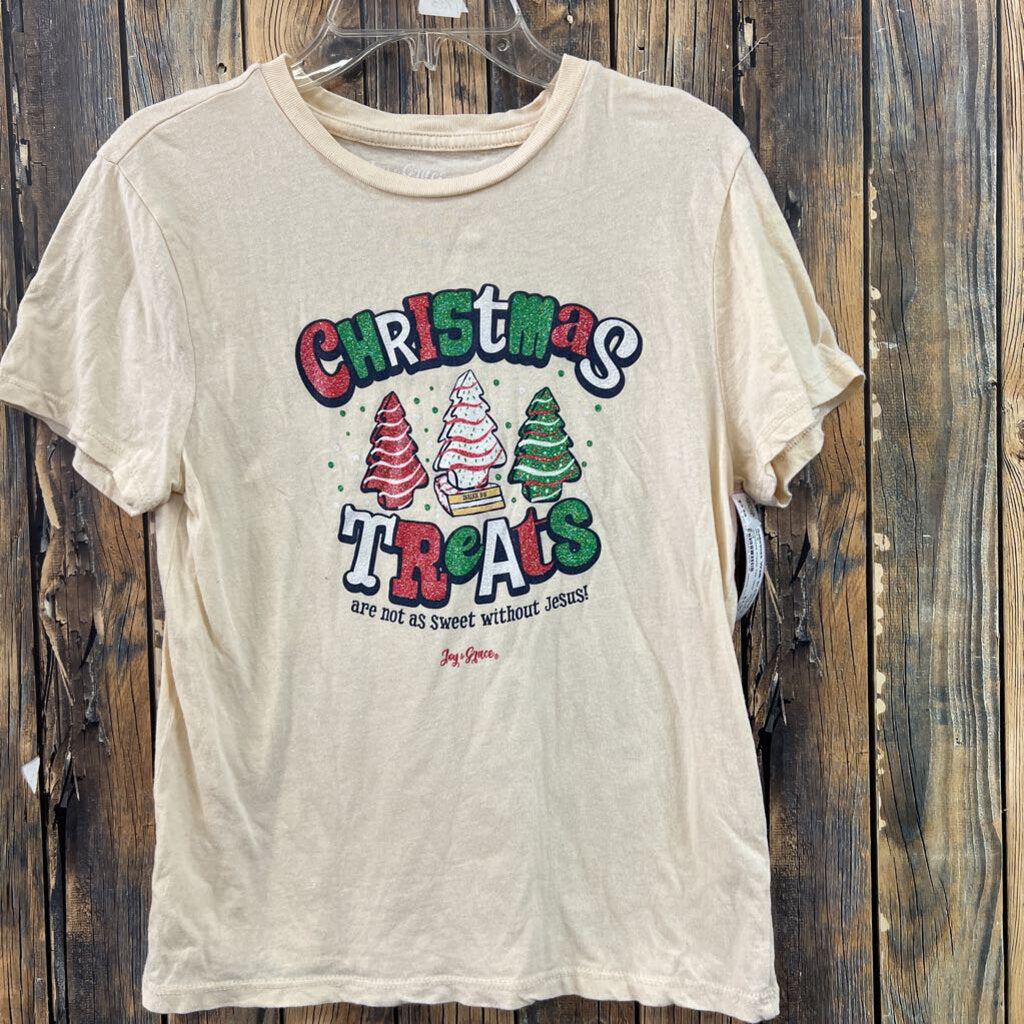 Christmas Treats Tee, Girls 12/14