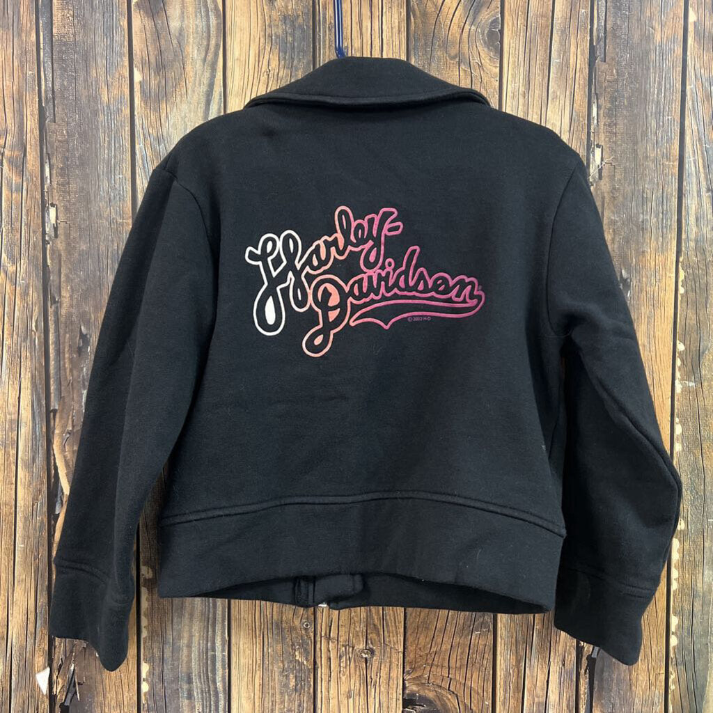 Harley Davidson Black Jacket, Girls 6