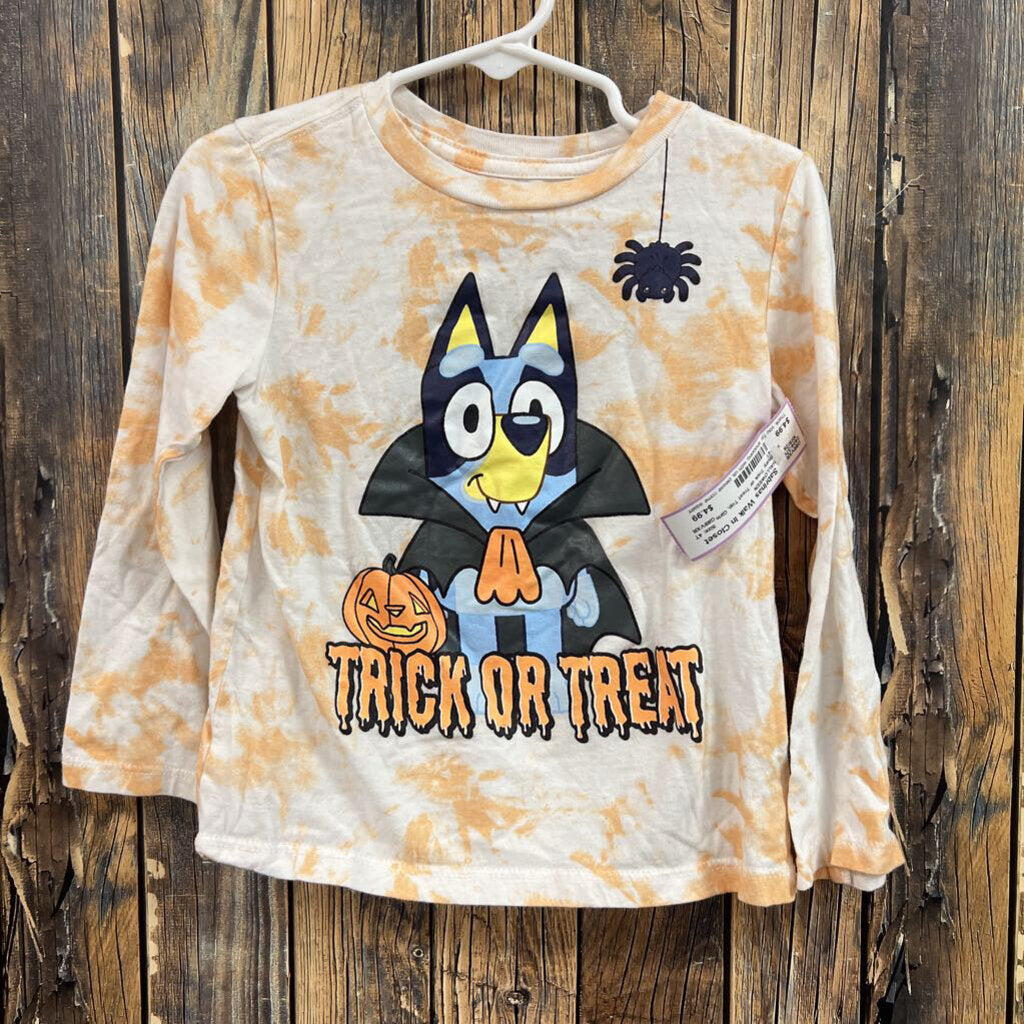 Bluey Trick or Treat Top, Girls 4T