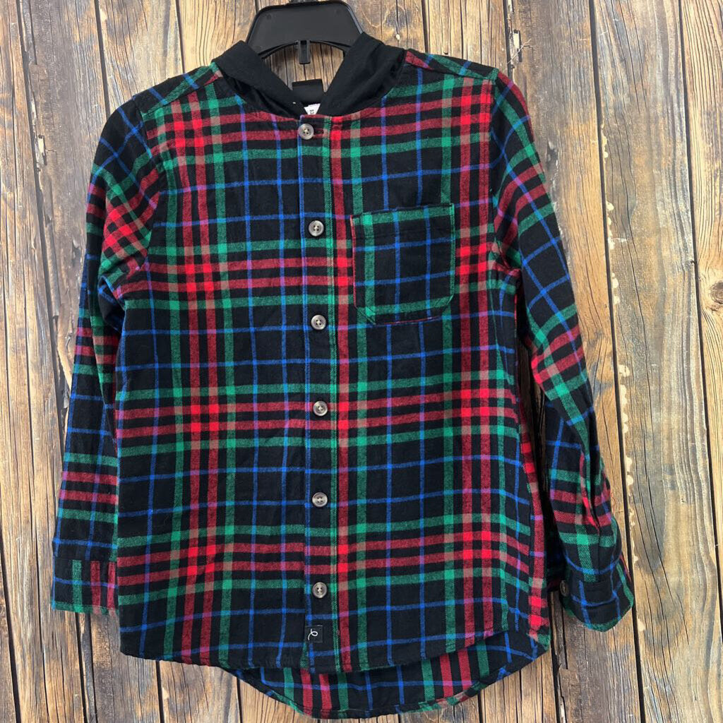 Art Class Hooded Flannel, Boys 6/7