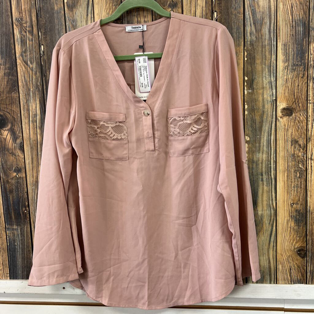 NWT Blush Top, Womens L