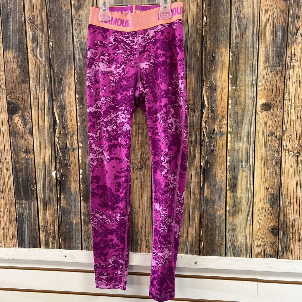 Under Armour Purple Leggings, Girls M