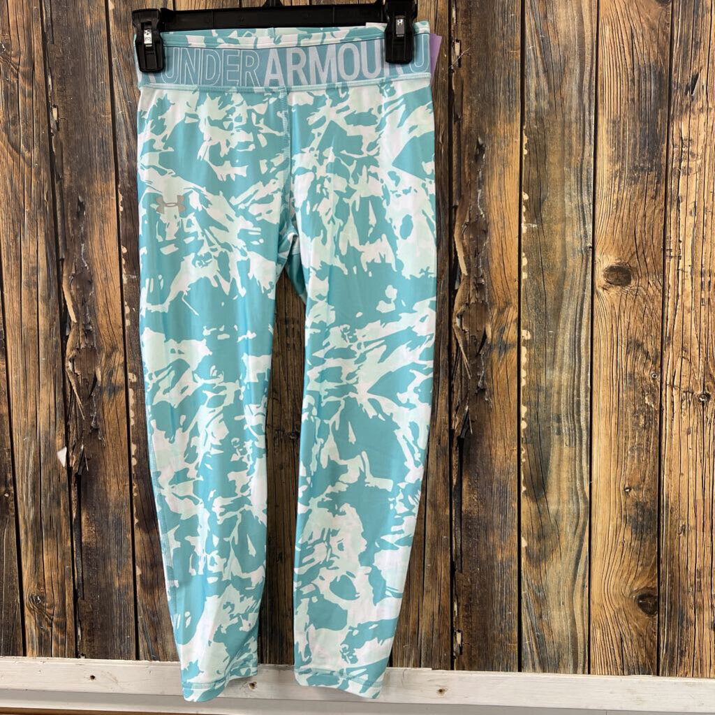 Under Armour Blue Leggings, Girls L