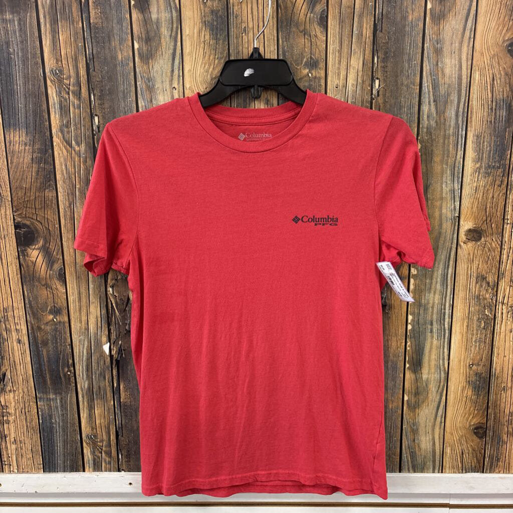 Columbia Red Tee, Mens M