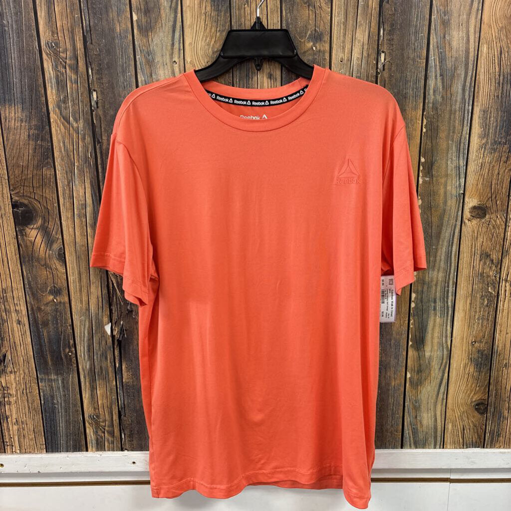 Reebok Buttery Soft Orange Top, Mens M