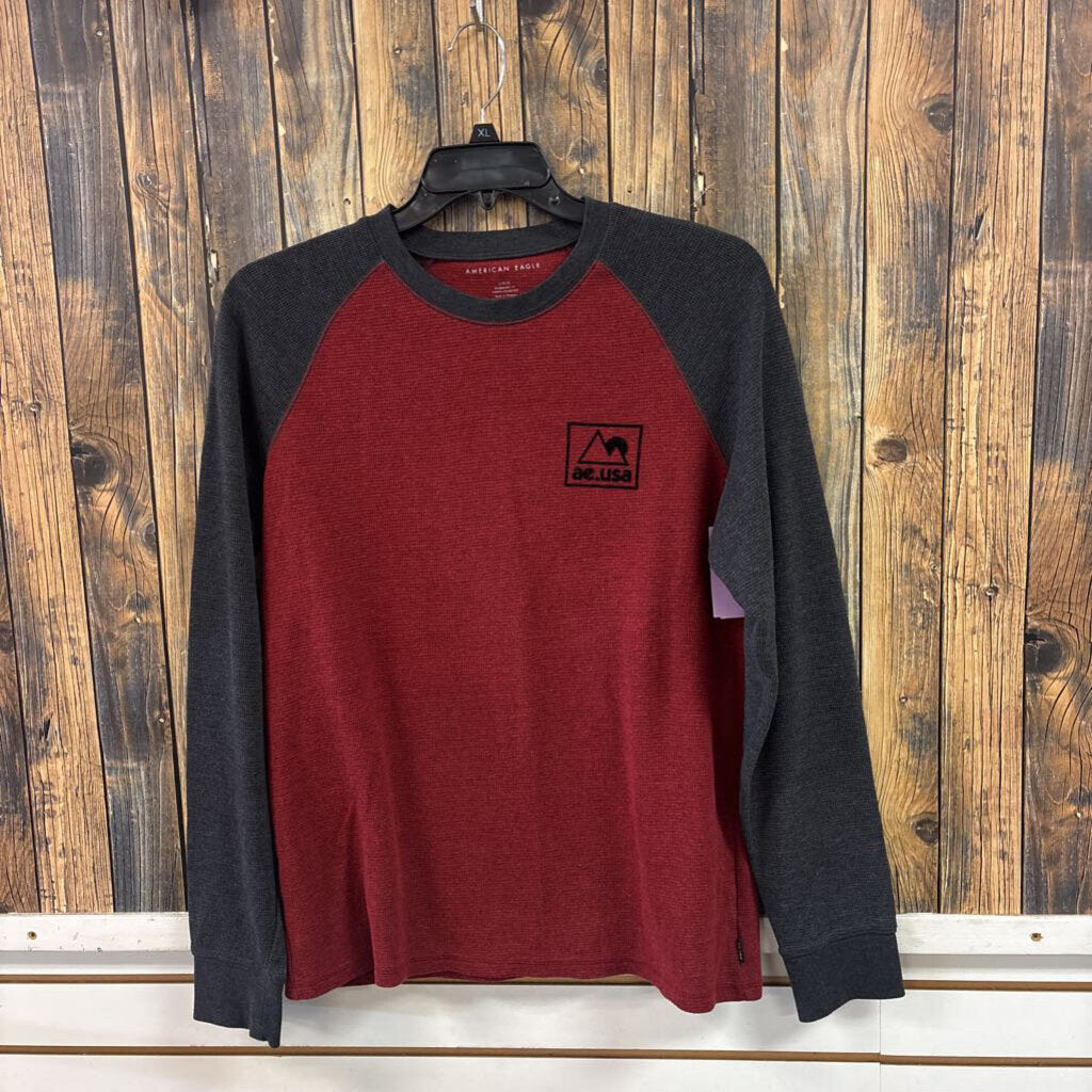 American Eagle Waffle Weave Top, Mens L