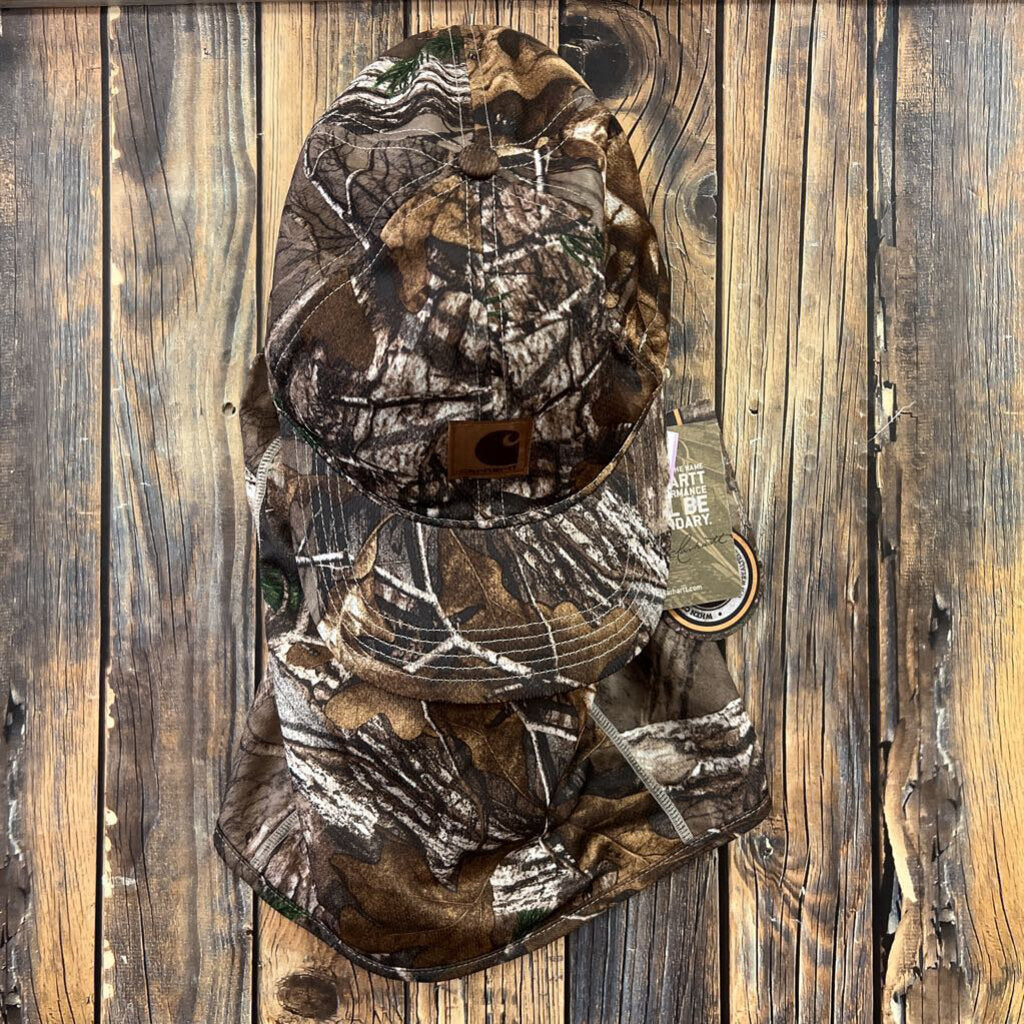 NWT Carhartt Camo Hat, Mens M/L