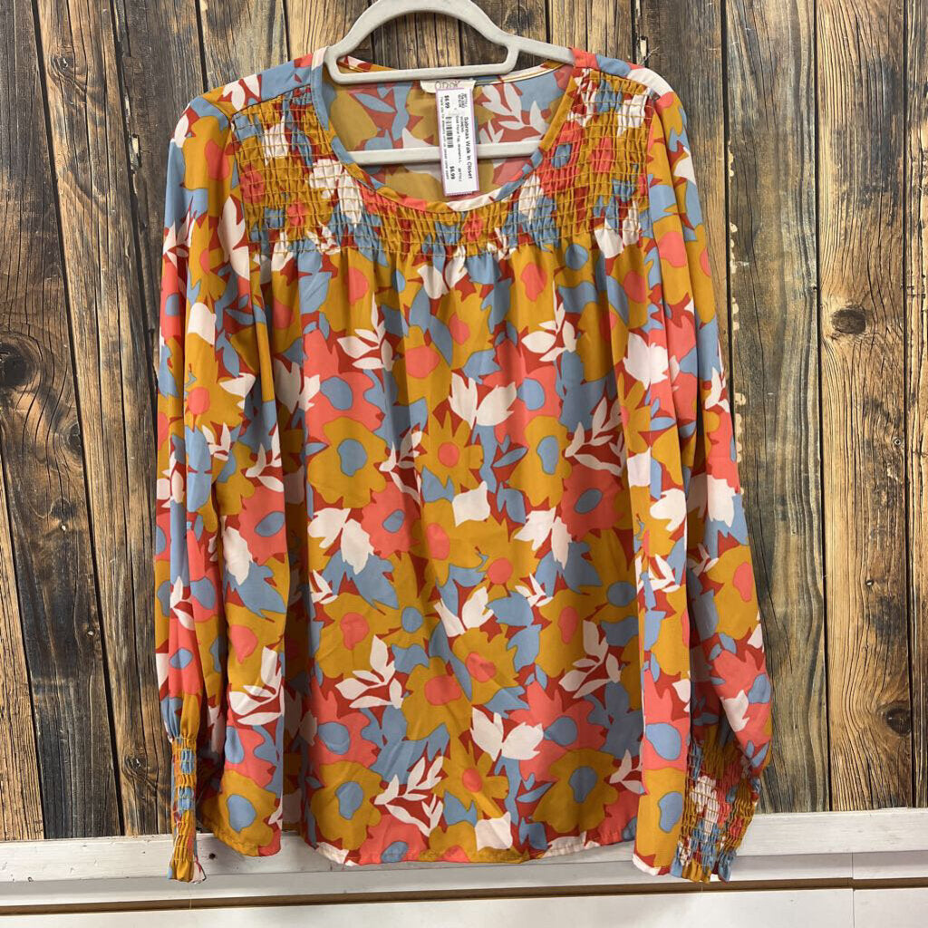 Oddi Floral Top, Women's L