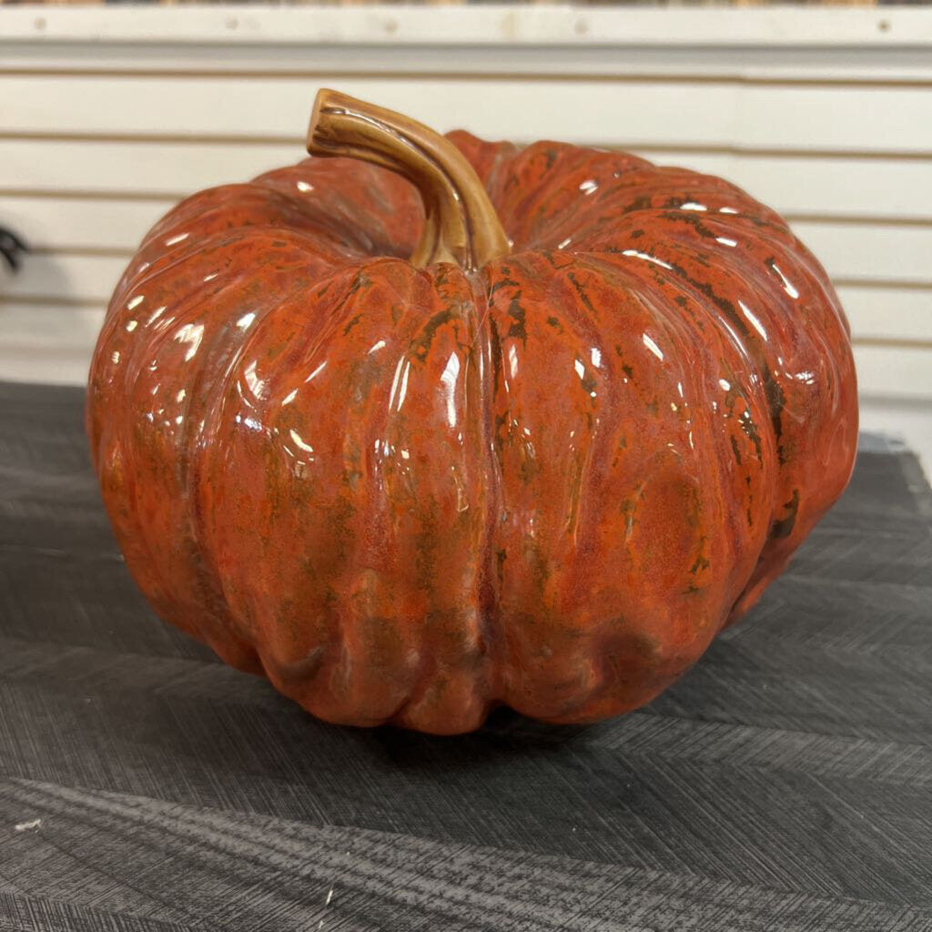 Glass Pumpkin - NO SHIP - 8x6