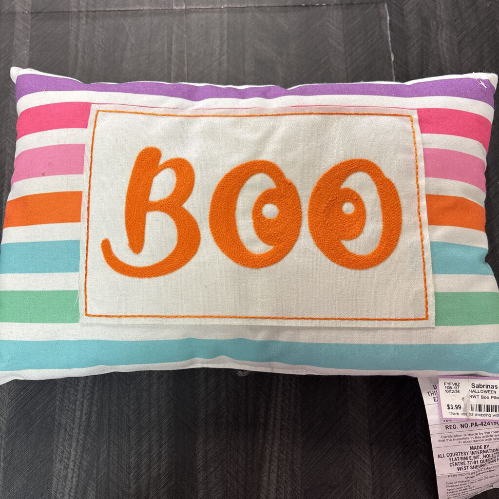 NWT Boo Pillow (2)