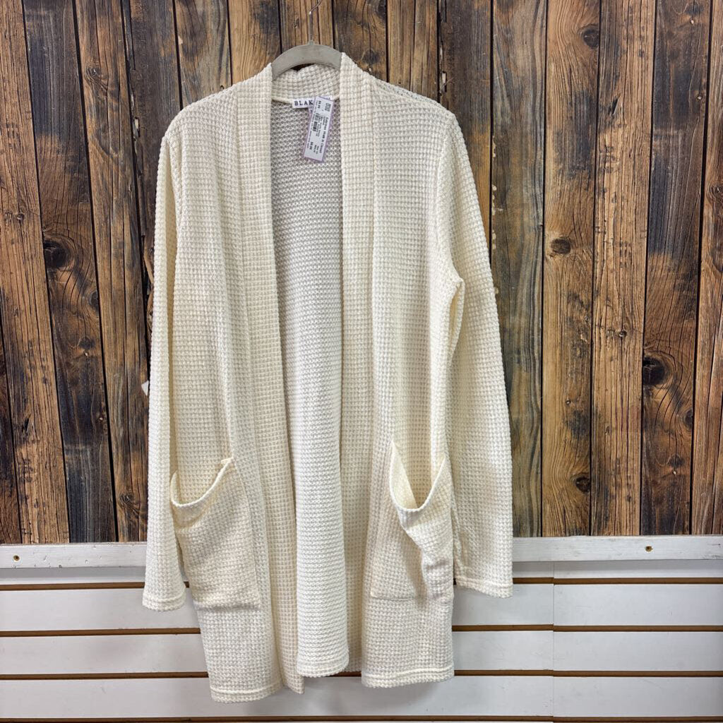 Blakely Waffle Weave Cardigan, Womens XS