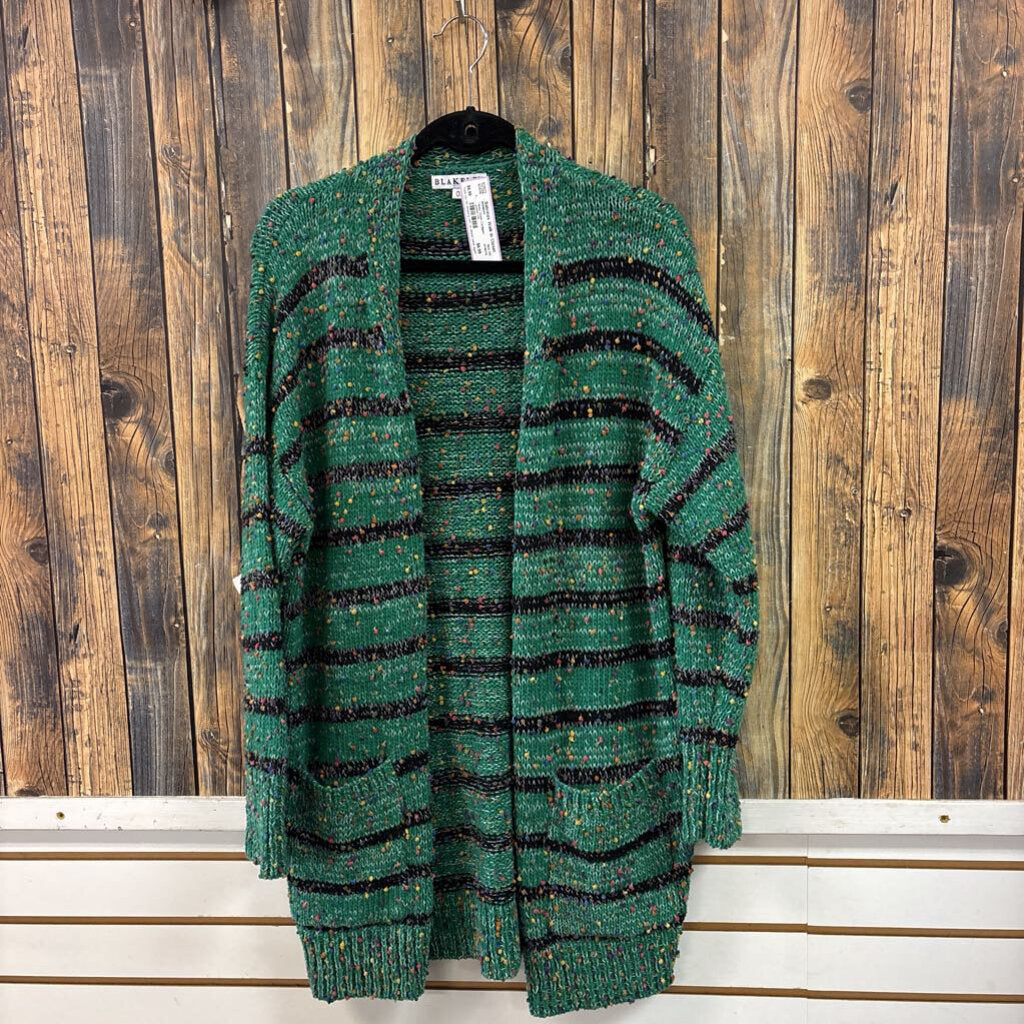 Blakely Green Cardigan, Womens OS