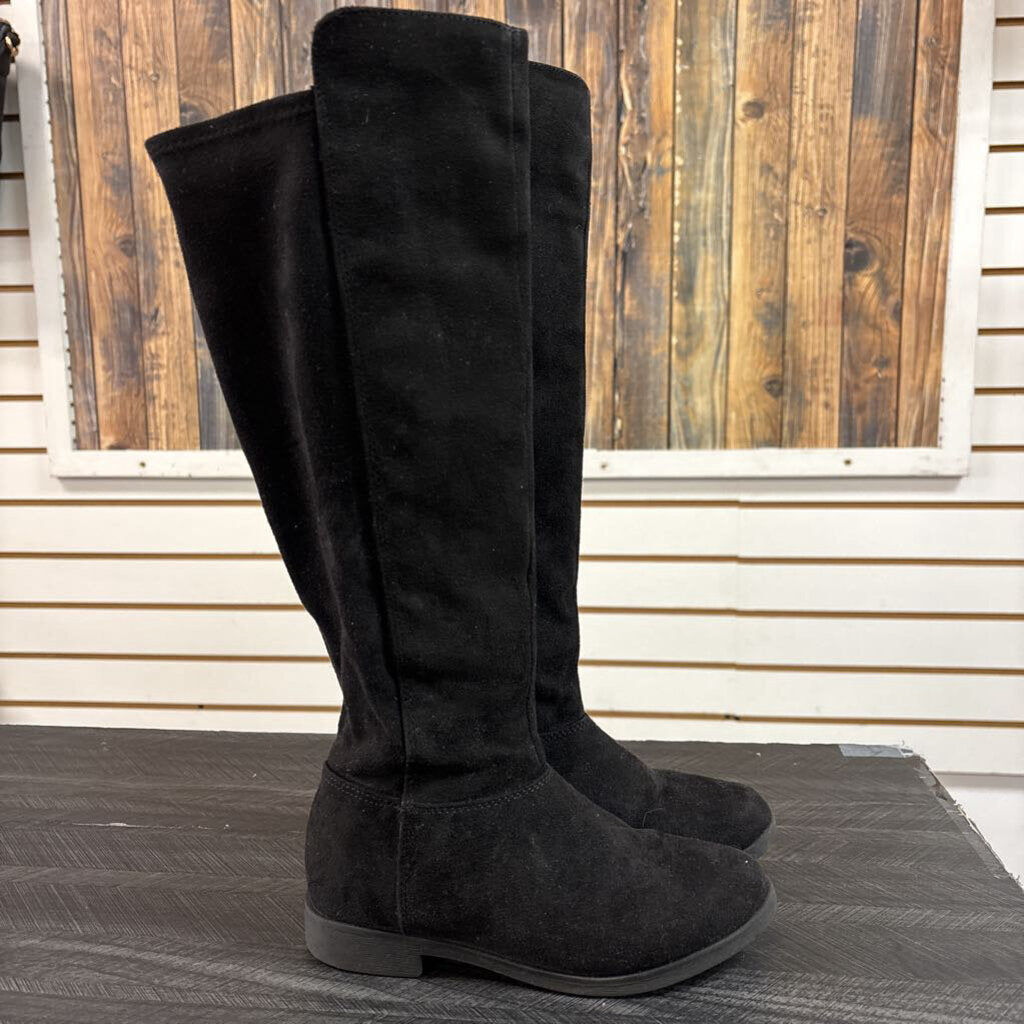 Childrens Place Black Boots, Girls 12