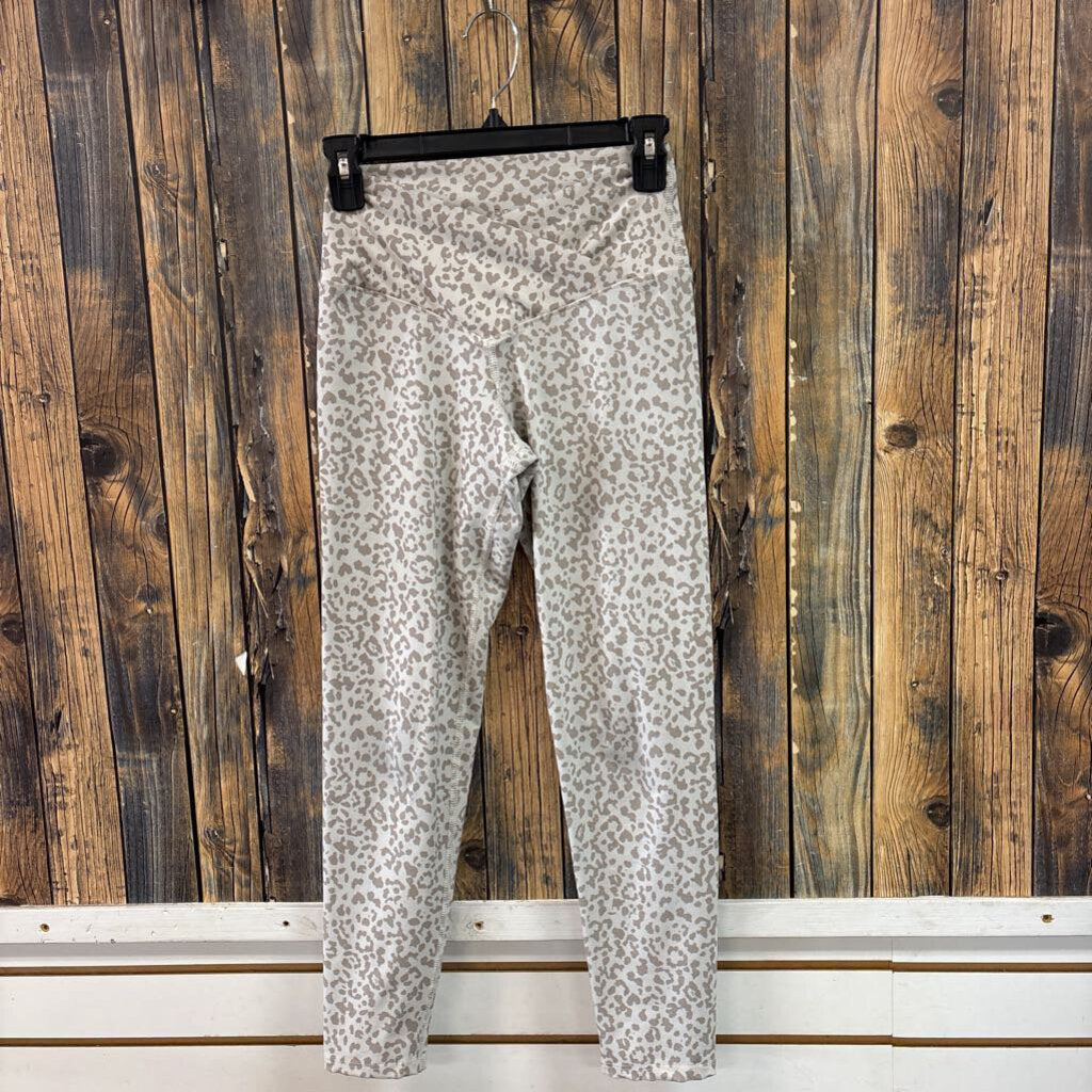 Buttery Soft Animal Print Crossover Leggings, Womens S