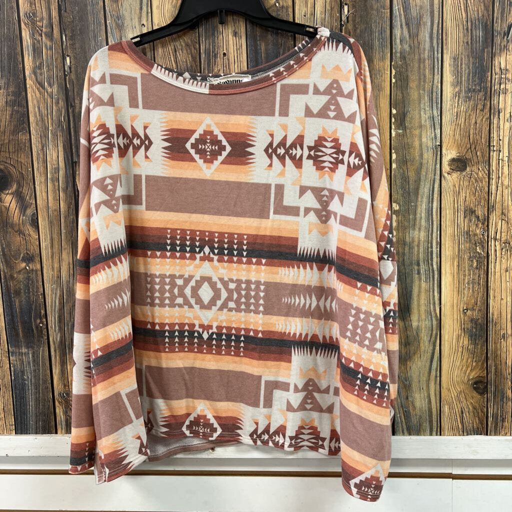 Savannah Jane Aztec Top, Women's 1X