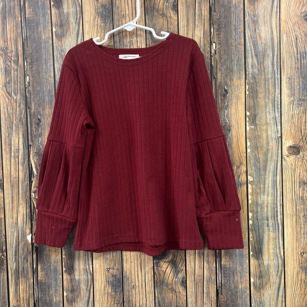 Mia Joy Red Top, Girl's 7