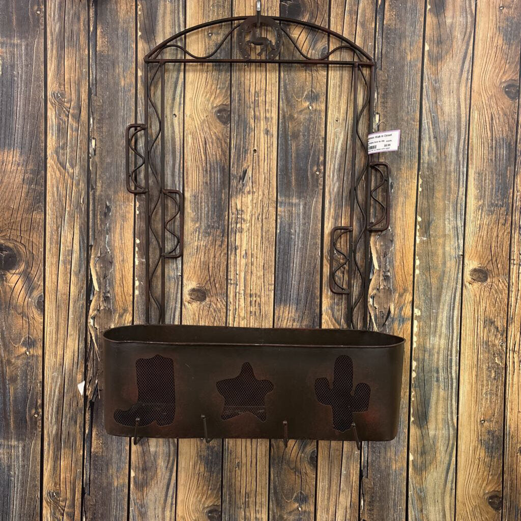 Metal Hanging Decor No Ship 16x24in